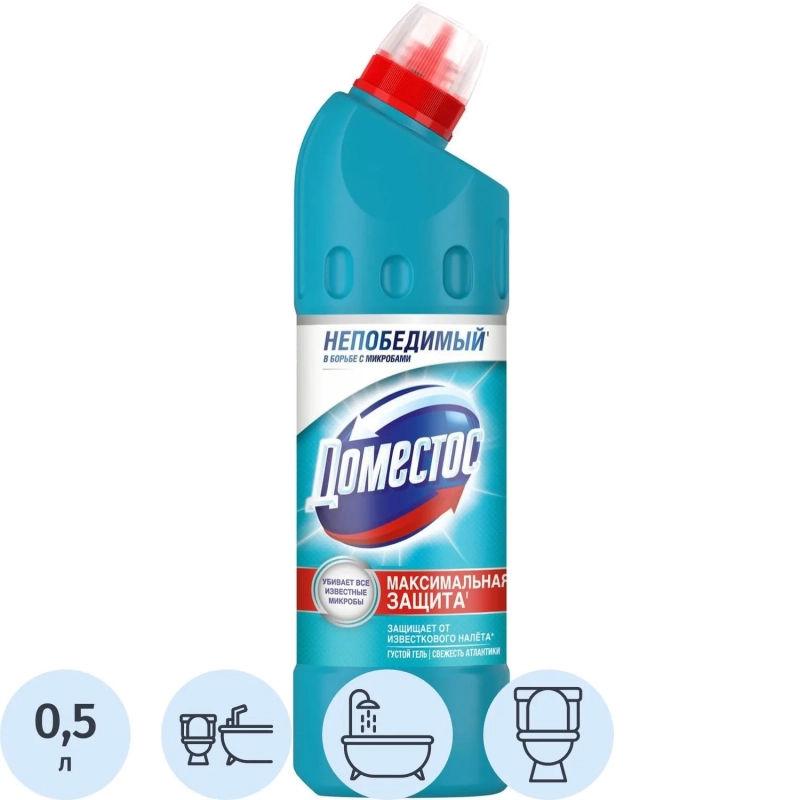 Средство для сантехники Доместос универсальное Свежесть Атлантики 500 мл
