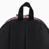 Рюкзак молодёжный на молнии, с карманами, размер 27&times;10&times;37.5 см, чёрный