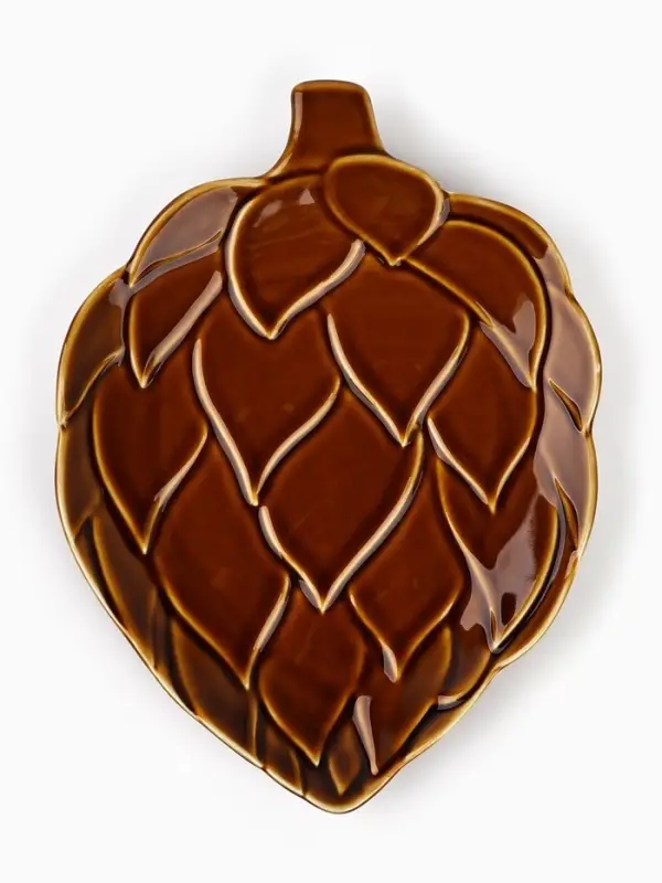 Тарелка плоская новогодняя &laquo;Зимний лес&raquo;, 20&times;17 см