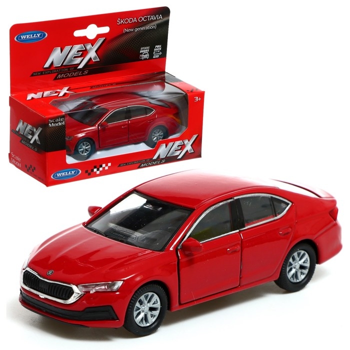 Модель машины Skoda Octavia IV, масштаб 1:38, МИКС Модель машины Skoda Octavia IV, масштаб 1:38, МИКС