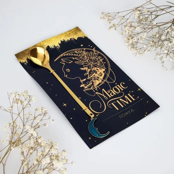 Ложка с подвесом «Magic time», 3 х 15 см. Ложка с подвесом «Magic time», 3 х 15 см.