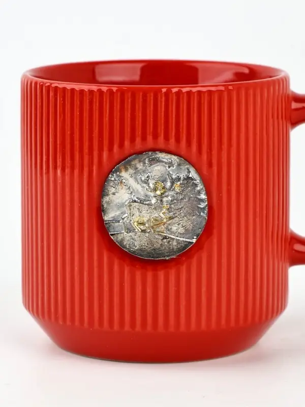 Кружка новогодняя керамическая &laquo;Зимний лес&raquo;, 350 мл