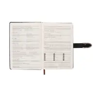 Ежедневник недатированный формат А5, с хлястиком, 112л, линия, пвх, Черный Ежедневник недатированный формат А5, с хлястиком, 112л, линия, пвх, Черный