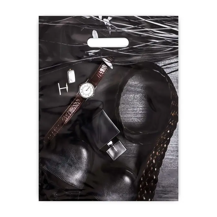 Пакет Пакет "Подарок для него", полиэтиленовый с вырубной ручкой 31х40 см, 60 мкм