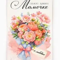 Открытка &laquo;Любимой мамочке&raquo;, 12&times;18 см