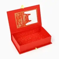 Коробка подарочная‒книга &laquo;Счастливого Нового года&raquo;, тиснение, 20&times;12.5&times;5 см