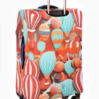 Чехол для чемодана &laquo;Воздушные шары&raquo;, 24", разноцветный