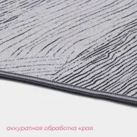 Коврики для ванной и туалета Доляна &laquo;Тига&raquo;, 2 шт., 50&times;80 см, 50&times;40 см, форма МИКС