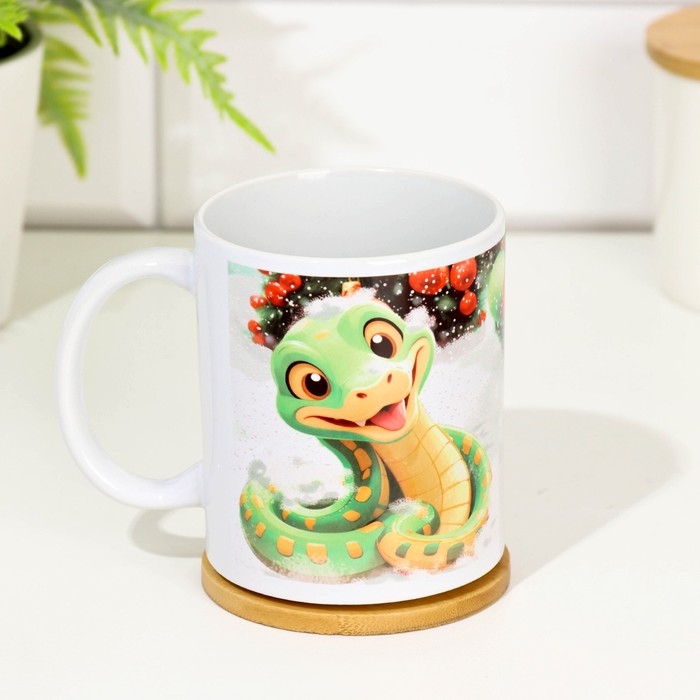 Кружка сублимация Кружка сублимация "Год змеи 2025" с нанесением