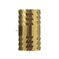 Светильник &laquo;Алисер&raquo; GU10 золото 7.5&times;7.5&times;13 см