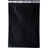 Корд курьерский пакет,без печати,без кармана,чер.,240х320+40,40мкм,100шт/уп