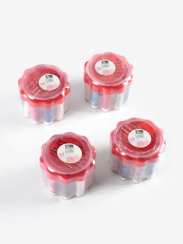 Швейный набор &laquo;Ромашка&raquo;, 26 предметов, в пластиковом стакане, 6.5&times;7.5 см, МИКС