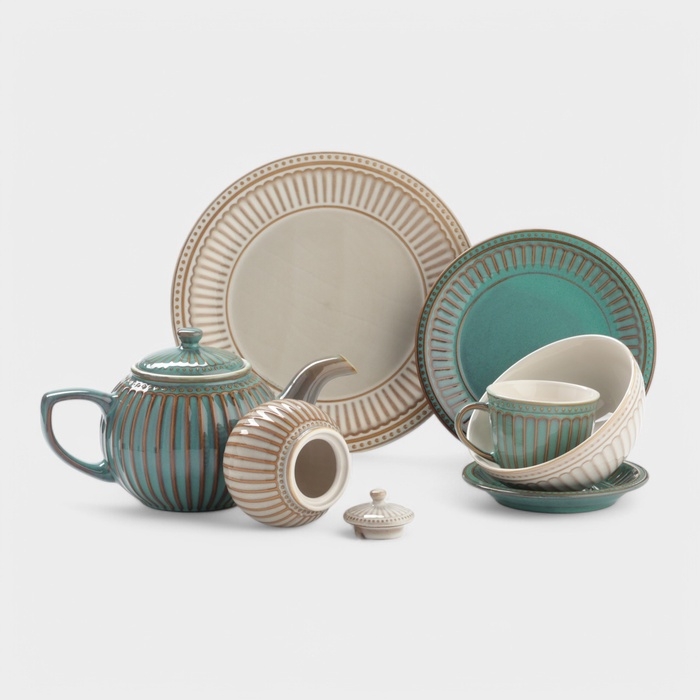 Чайник заварочный Доляна Чайник заварочный Доляна "Винтаж" 1100 мл, цвет синий