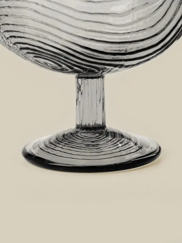 Креманка SL-Home &laquo;Барк&raquo;, 300 мл, h=10.5 см, стекло, серая