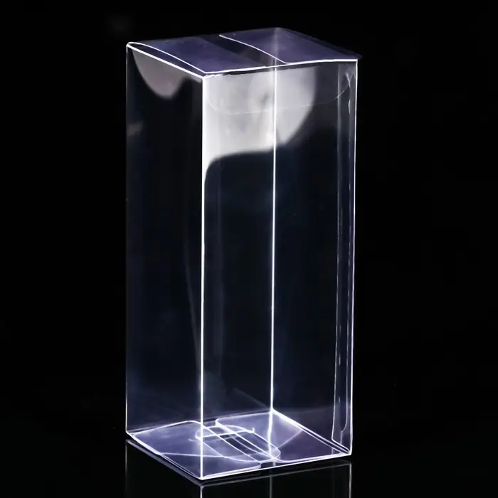 Складная прозрачная коробка из PVC, для упаковки подарков, 5×5×12 см