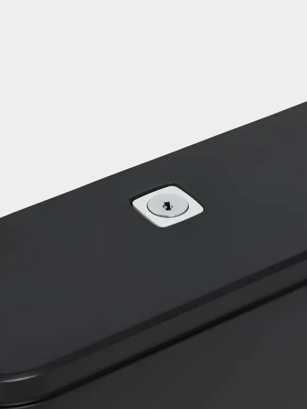 Диспенсер бумажных полотенец в листах, пластик черный