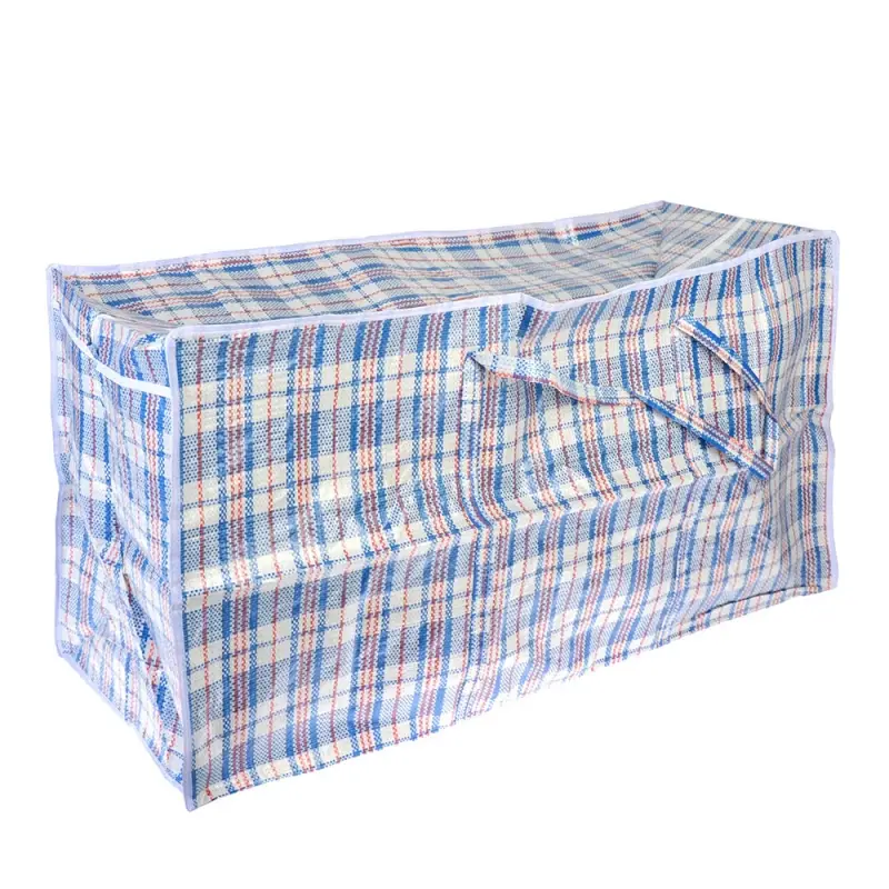 Сумка хозяйственная тм VETTA Клетка, 100x50x40см, 200 литров, до 15кг, полипропилен, 2 цвета