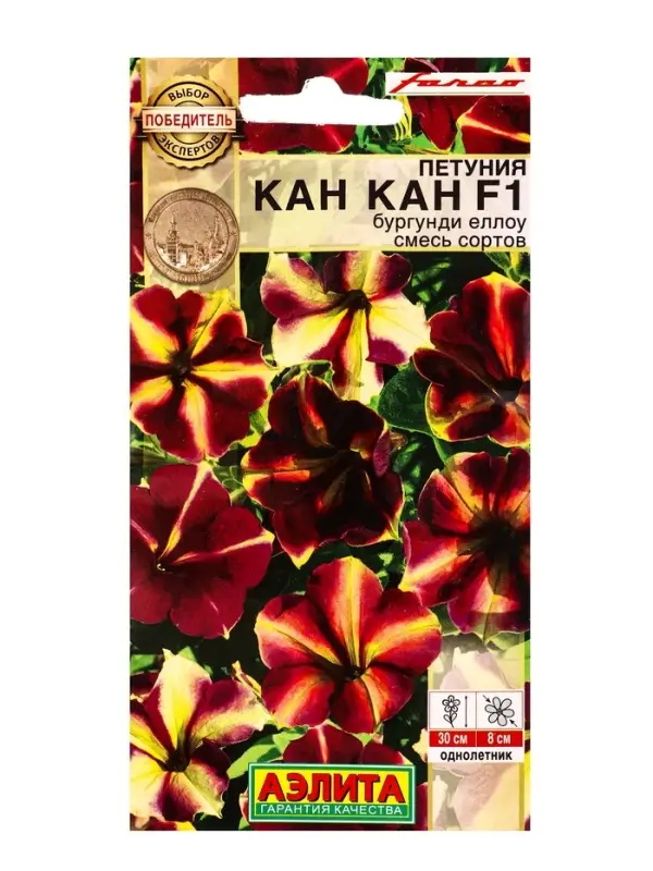 Семена цветов Петуния Кан кан F1 бургунди еллоу, смесь сортов (драже), Ц/П,5 шт. Семена цветов Петуния Кан кан F1 бургунди еллоу, смесь сортов (драже), Ц/П,5 шт.