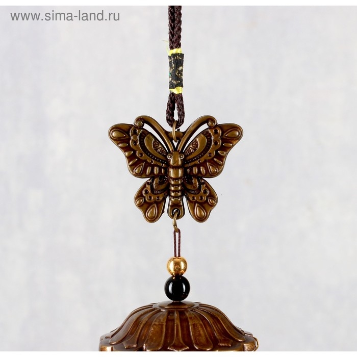 Музыка ветра металл Музыка ветра металл "Бабочка" 3 колокольчика 40 см