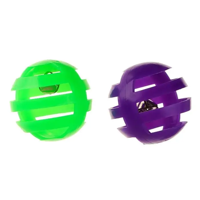 Шарик для кошек с бубенчиком  Шарик для кошек с бубенчиком "Футбол", 3,8 см, микс цветов