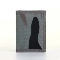 Кошелёк на липучке, серый