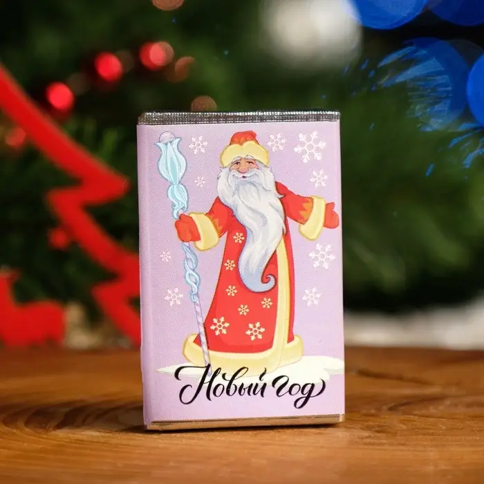 Шоколад молочный Шоколад молочный "Новогодний", 12 г