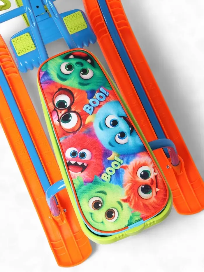 Снегокат «Монстрики», оранжевый, зелёный, ТС1-СЛ/М Snow Cat Снегокат «Монстрики», оранжевый, зелёный, ТС1-СЛ/М Snow Cat