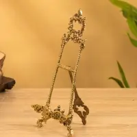 Мини мольберт "Трезубец" латунь 25х10х3 см Мини мольберт "Трезубец" латунь 25х10х3 см