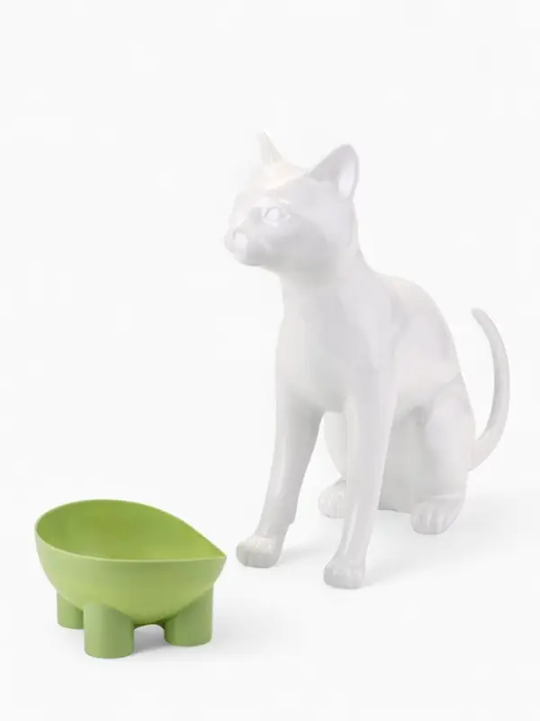 Миска высокая для животных 400 мл, зелёная Миска высокая для животных 400 мл, зелёная