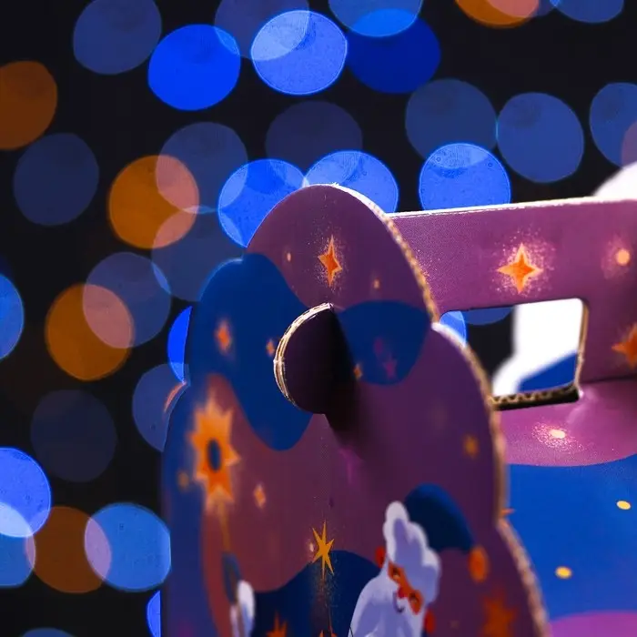 Подарочная коробка «Фантазия» в фиолетовом 16×7.5×26 см Подарочная коробка «Фантазия» в фиолетовом 16×7.5×26 см