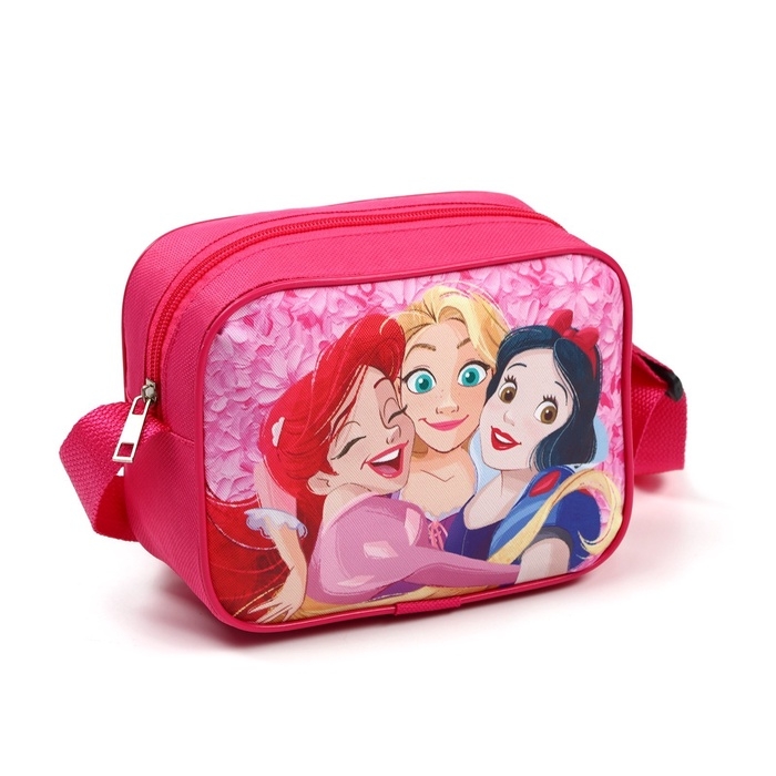 Сумка детская для девочки через плечо 19.5×14.5×7см, Принцессы Сумка детская для девочки через плечо 19.5×14.5×7см, Принцессы