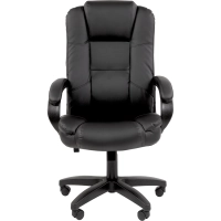 Кресло VT_Chairman 600LT чер.пласт экопремиум черный