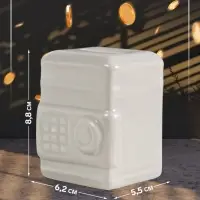 Копилка для денег &laquo;Стальной сейф&raquo;, керамика, 6.2&times;5.5&times;8.8 см