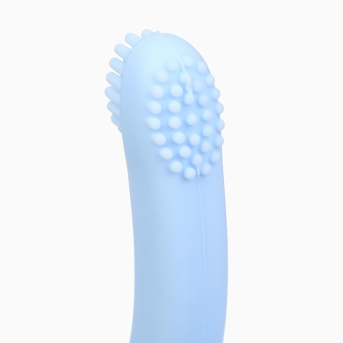 Прорезыватель силиконовый для зубов Крошка Я «Лебедь», щеточка, на присоске, голубой Прорезыватель силиконовый для зубов Крошка Я «Лебедь», щеточка, на присоске, голубой