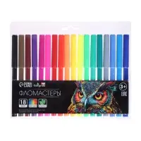 Фломастеры 18 цветов Calligrata, в блистере