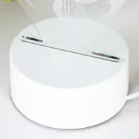 Светильник 3D RISALUX &laquo;Два дракона&raquo;, LED-ночник, белый, 10&times;9.5&times;16 см