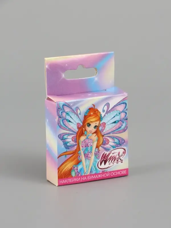 Наклейки для подарков WINX, 42 штуки в коробке. 3 х 4 см