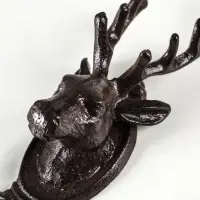Настенные крючки декоративные &laquo;Олень&raquo;, чугун, 19.5&times;11.5&times;6 см