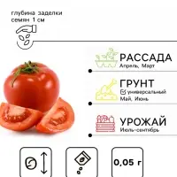 Семена Томат &laquo;Монеточка&raquo;, детерминантный, среднерослый, 0.05 г, &laquo;Семена Алтая&raquo;
