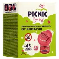 Комплект фумигатор+жидкость от комаров, Picnic baby