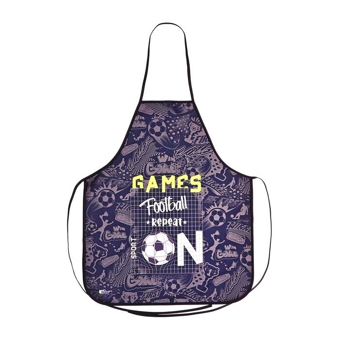 Фартук для труда + нарукавники, 535 х 445/240 х 145 мм, размер M (рост 122-158), ФН 41-20 Фартук для труда + нарукавники, 535 х 445/240 х 145 мм, размер M (рост 122-158), ФН 41-20 "Футбол ON"