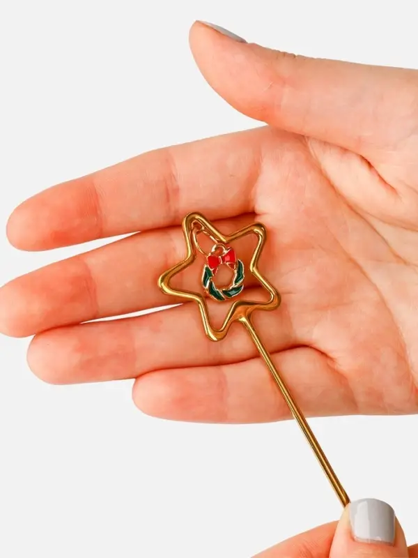 Ложки с подвесами новогодние «Тепла и уюта», подарочный набор 2 шт., 15.8×2.5 см Ложки с подвесами новогодние «Тепла и уюта», подарочный набор 2 шт., 15.8×2.5 см