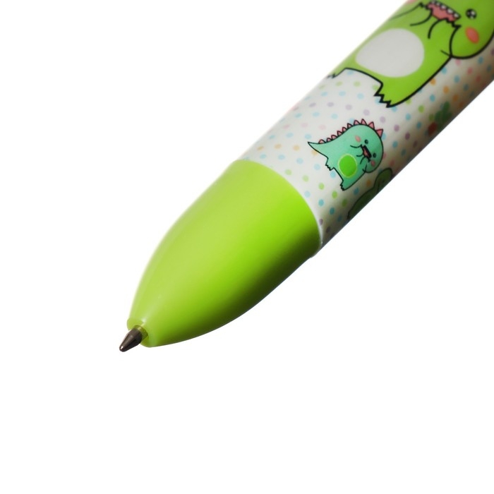 Ручка шариковая автоматическая Ручка шариковая автоматическая "Дракон", 6-ти цветная, МИКС