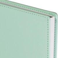 Ежедневник недатированный А5+, 136л, Velvet зефирный мятный 3-115/36