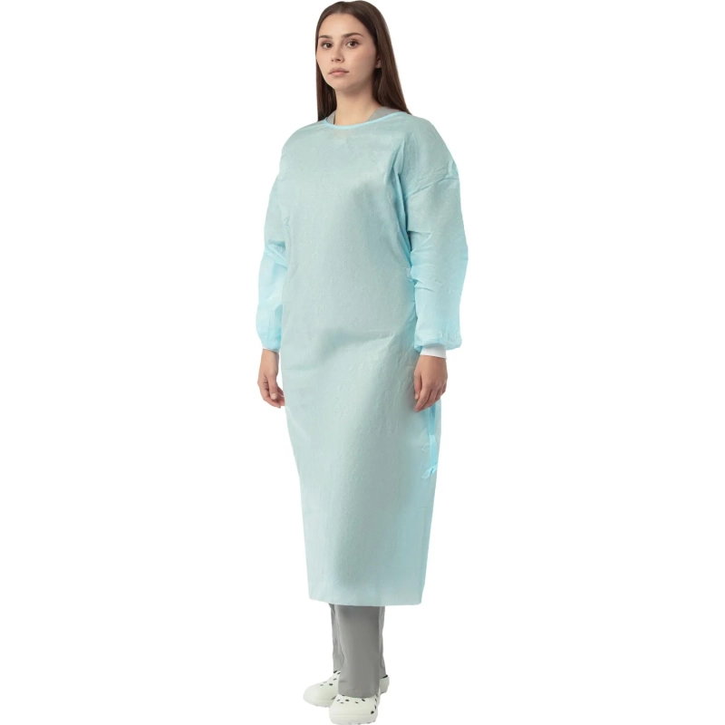 Халат хирург. стер., L (50-52), Стандарт+, (пл 40,&nbsp;смс) 1шт./уп