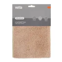 Салфетка для сухой уборки тм VETTA, 30х40см, микрофибра 300 г/м2, 2 цвета