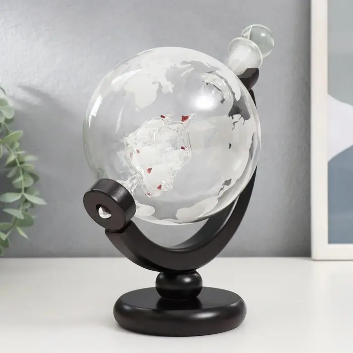 Сувенирный винный набор "Корабль в шаре" графин 800мл бокалы 250мл 7х8,5х8,3см 27х16,5х36 см