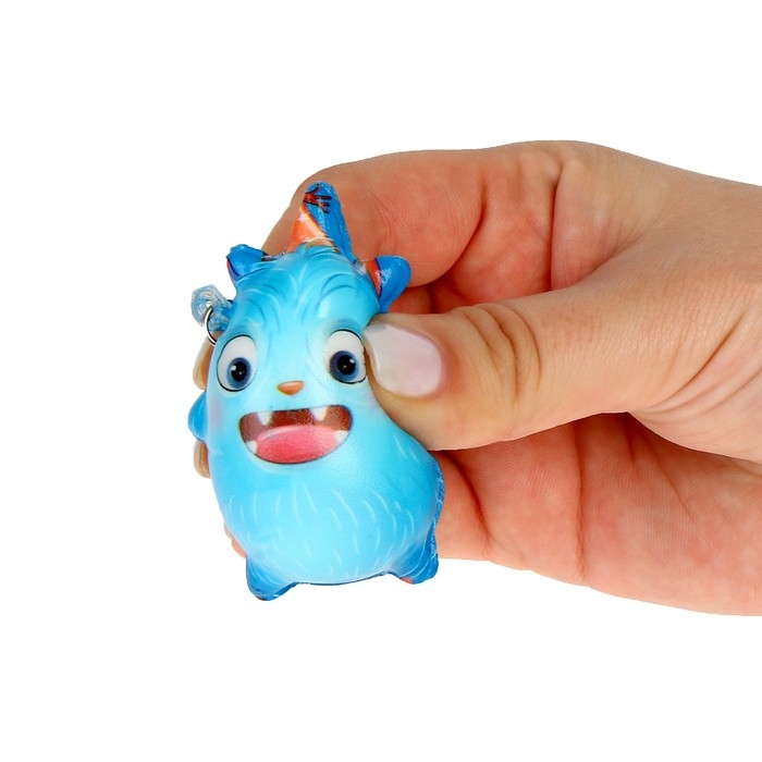 Мялка сквиши Мялка сквиши "Звери" на брелоке, виды МИКС