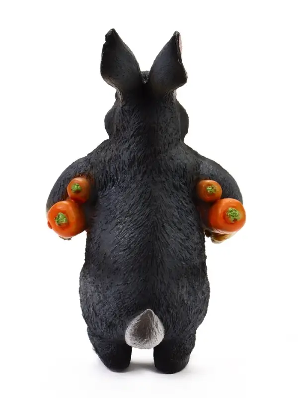 Садовая фигура из полистоуна &laquo;Зайка несет морковь&raquo;, 22&times;9&times;13 см