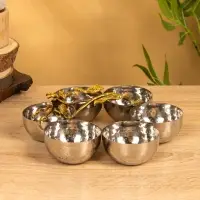 Менажница «Весна», 22×22×7 см, нержавеющая сталь Менажница «Весна», 22×22×7 см, нержавеющая сталь